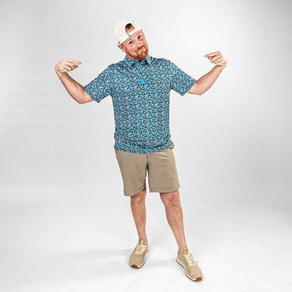 Bogey Bros Golf Co - Eyes Up Here - The 305 - Polo - Picture 7 of 7